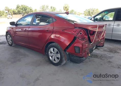 2016 Hyundai Elantra Se z USA, uszkodzony, nr VIN 5NPDH4AE6GH781602